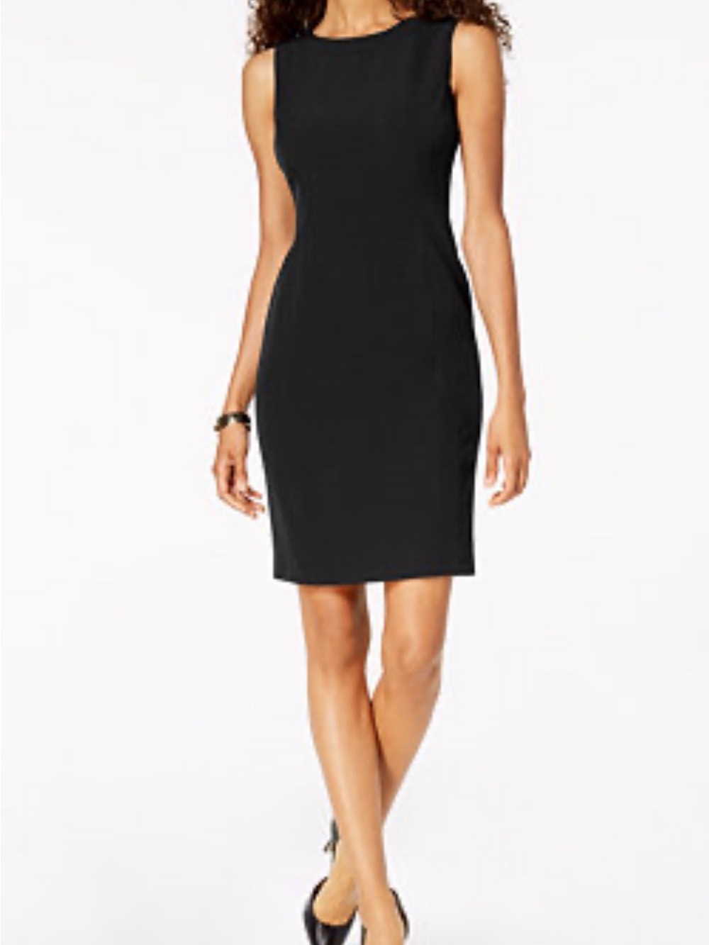 💙PRADA uniform dark navy Sleeveless Sheath Dress